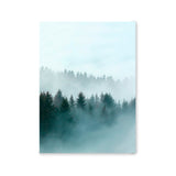 Póster niebla azulada