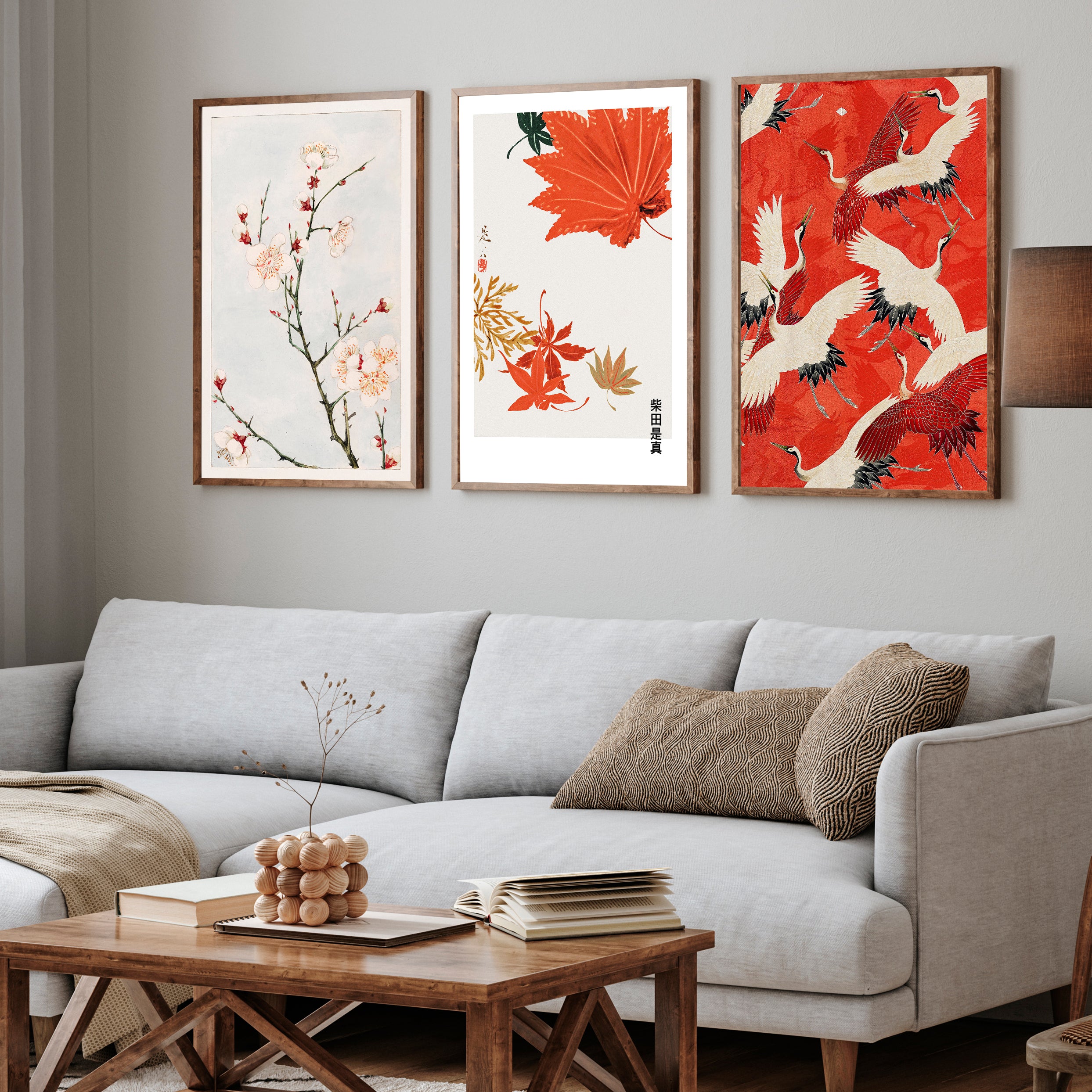 Colección de láminas decorativas abstractas Flower - Kuki Pared