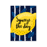 Póster Limón "Squeeze the day"