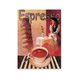 Póster vintage cocina "Espresso"