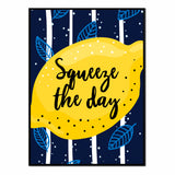Póster Limón "Squeeze the day"