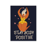 Póster stay body positive