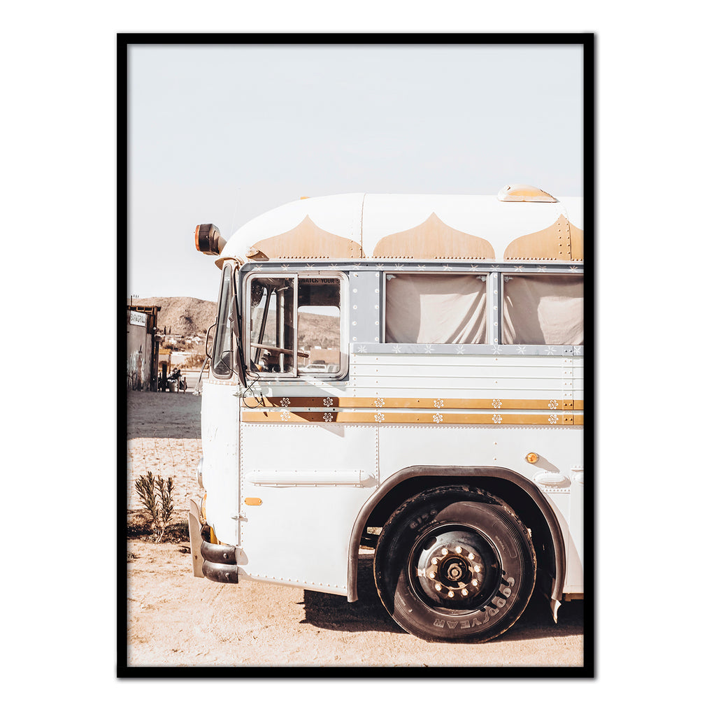 Póster caravana vintage