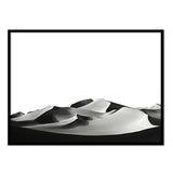 Póster dunas en blanco y negro
