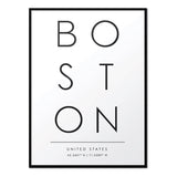 Póster boston