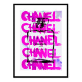 Chanel nº5 - Póster 50x70 con Marco Negro