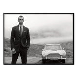 Daniel Craig 007 - Póster 40x50 con Marco Negro