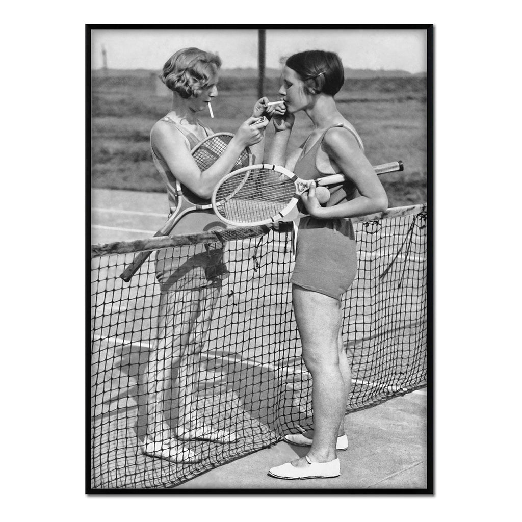 Póster tenis vintage