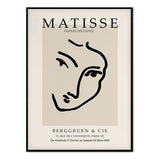 Lámina de Matisse - Póster 30x40 con Marco Negro