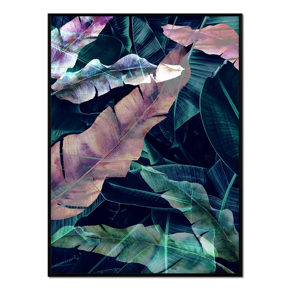 Póster hojas de colores