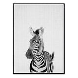 Póster retrato zebra