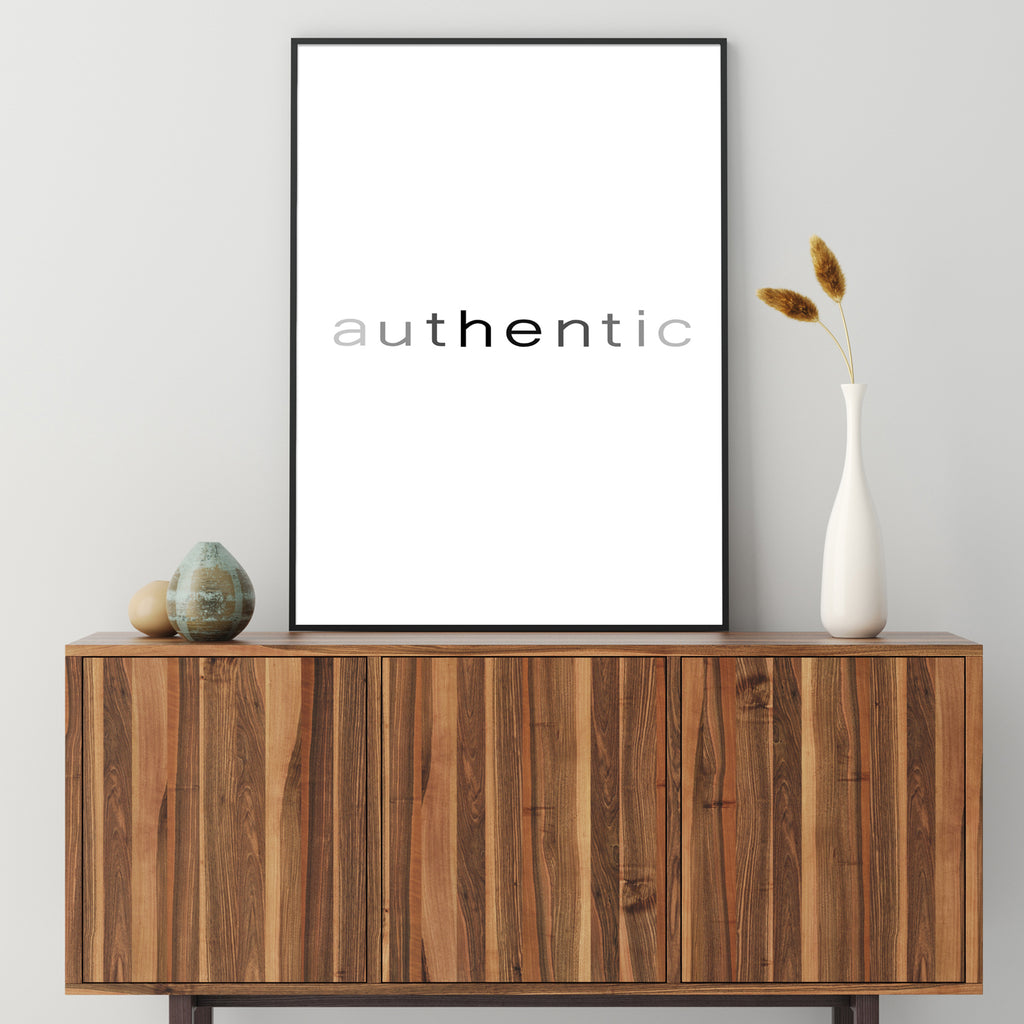 Póster authentic