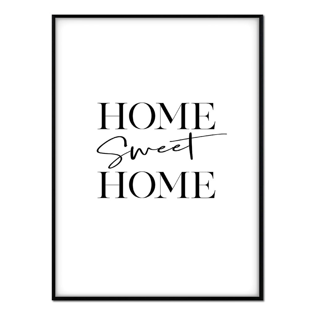Póster home sweet home