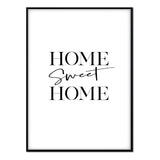 Póster home sweet home