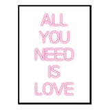 Póster all you need is love