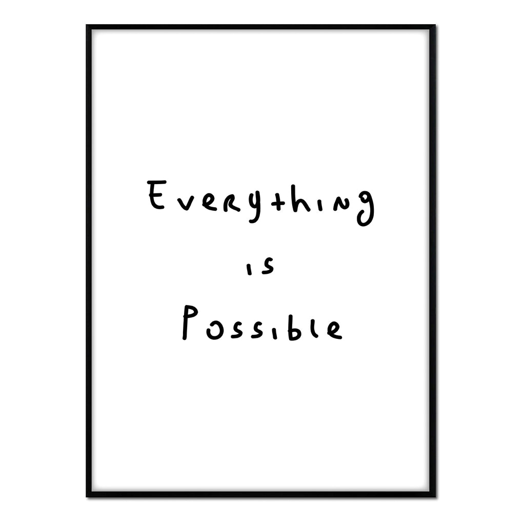 Póster everything is possible
