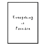 Póster everything is possible