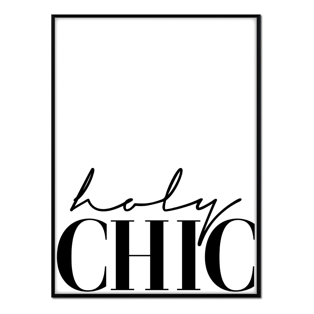 Póster chic