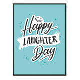 Póster happy laughter day